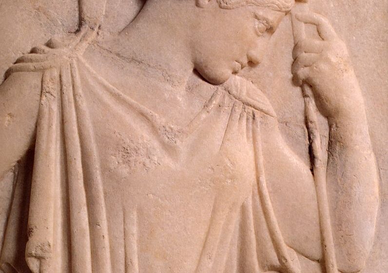 Greece, Athens – Contemplative Athena – detail – (470 BC)